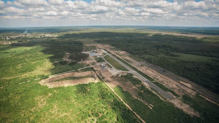 Фотографии с полётов в Пскове, аэродром Авиацентра Серёдка